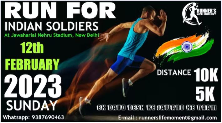 RUN FOR INDIAN SOLDIERS 2023 New Delhi