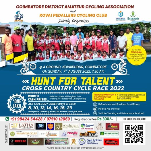 HUNT FOR TALENT - CROSS COUNTRY CYCLE RACE- 2022
