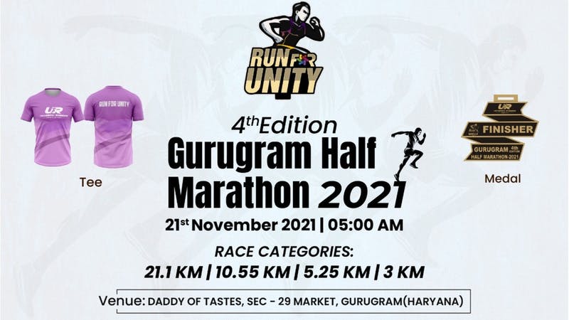 4TH EDITION GURUGRAM HALF MARATHON-2021