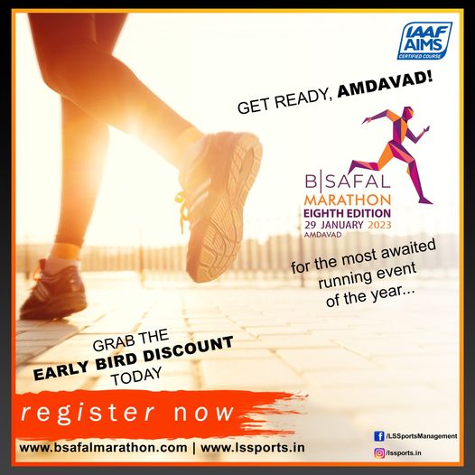 BSafal Marathon,Amdavad 2023