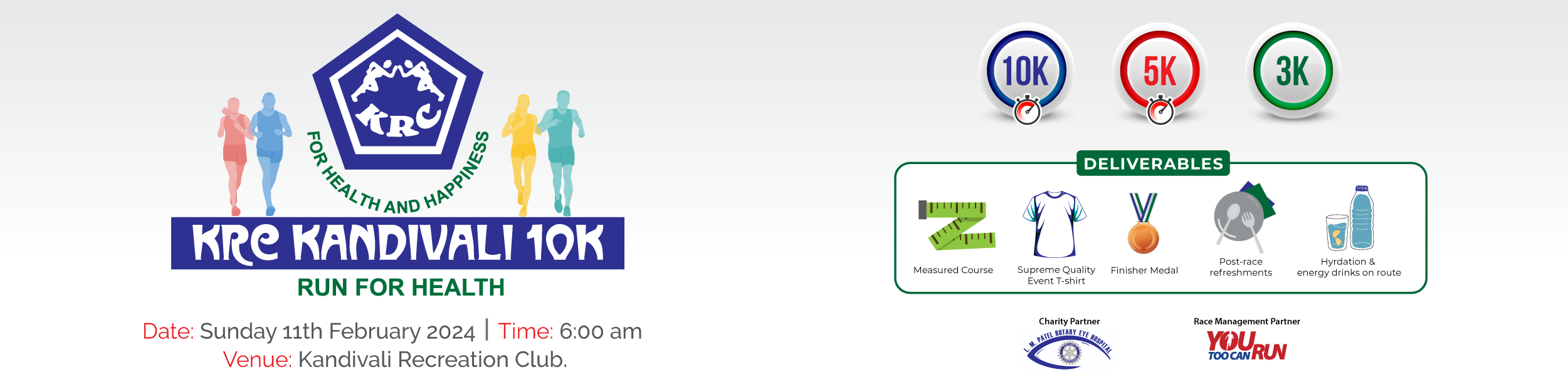 Krc Kandivali 10k - Run For Health  2024