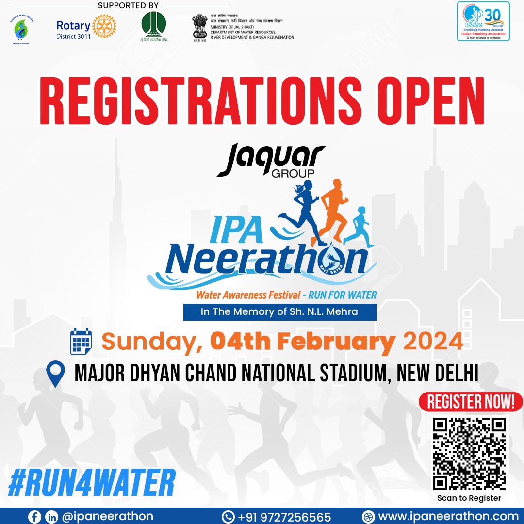 Jaquar Ipa Neerathon 2024, Delhi
