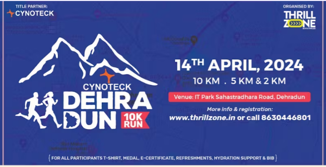 Cynoteck Dehradun 10k Run 2024 (4th Edition)