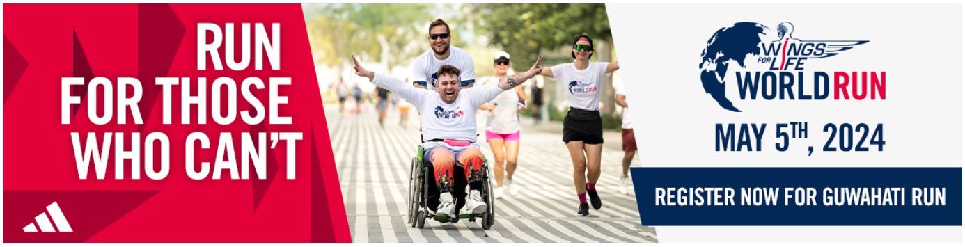 Wings For Life World Run - Guwahati 2024