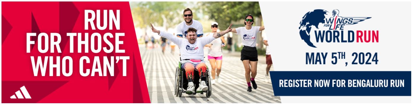 Wings For Life World Run - Bangalore 2024