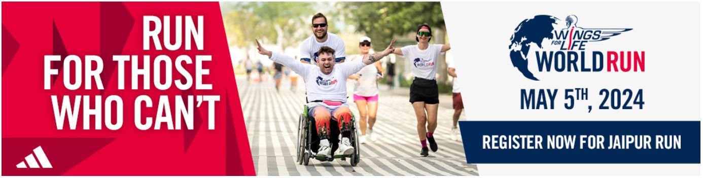 Wings For Life World Run - Jaipur 2024