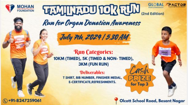 Tamil Nadu 10k Run 2024