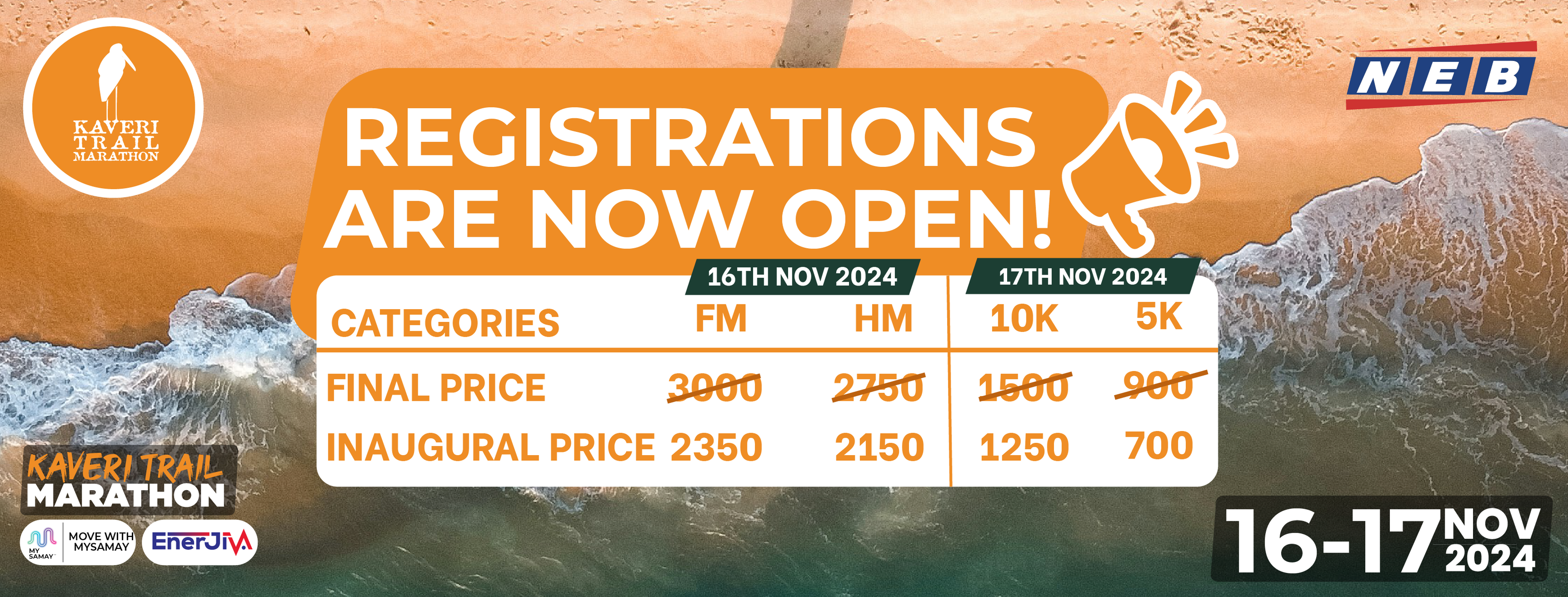 Kaveri Trail Marathon 2024