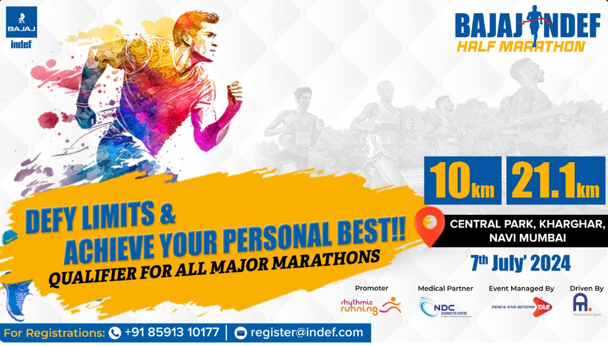 BAJAJ INDEF HALF MARATHON 2024