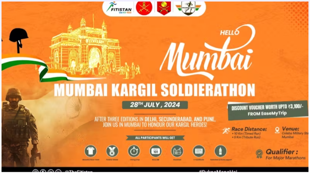 Mumbai Kargil Soldierathon, Military Station Colaba, Mumbai