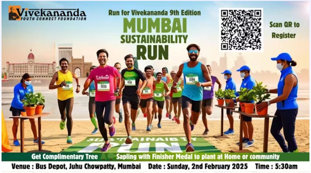 Run For Vivekananda - Mumbai Sustainability Run 2025