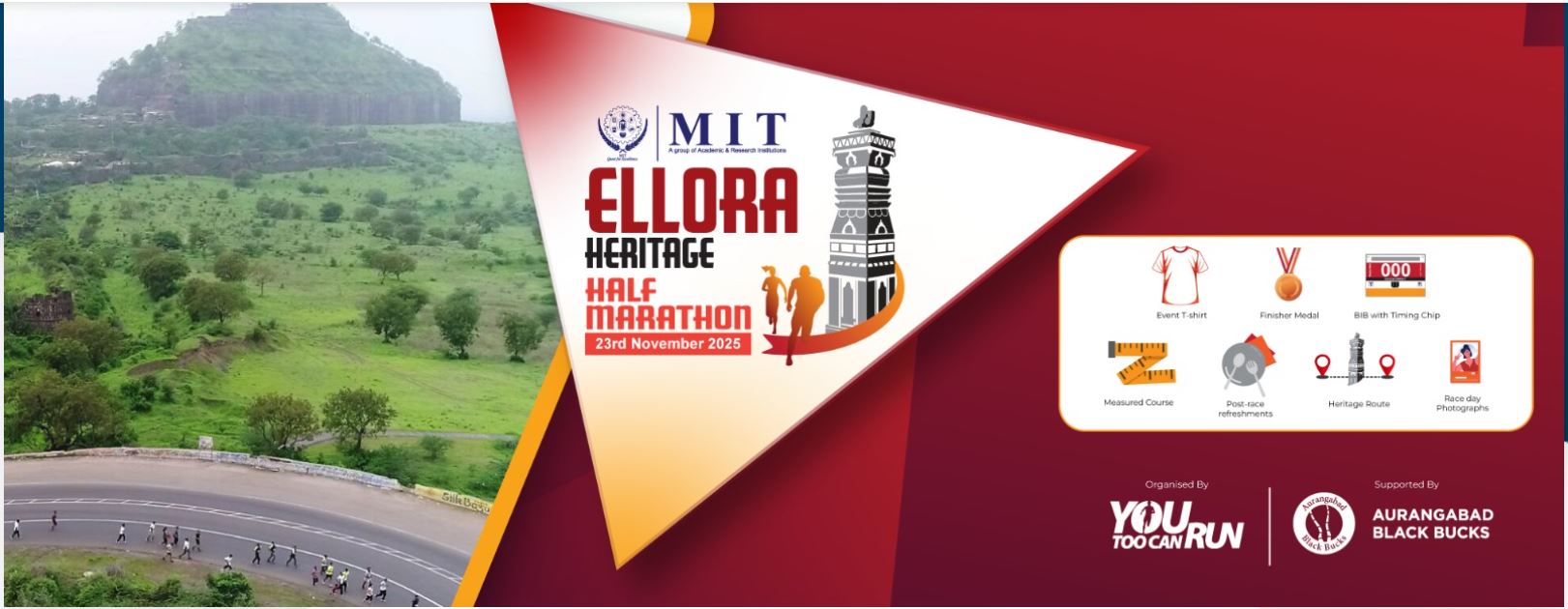 Mit Ellora Heritage Half Marathon 2025
