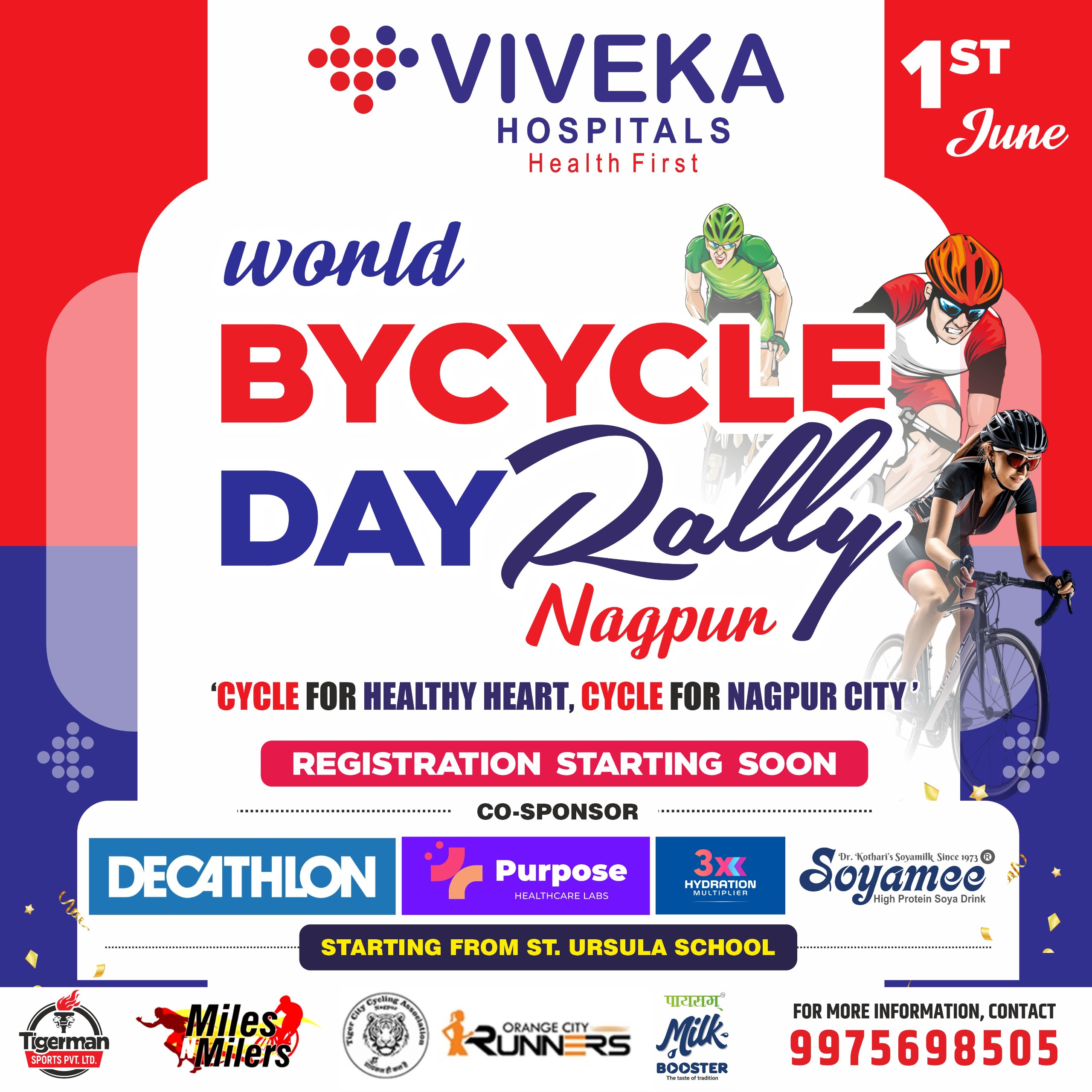 Viveka Hospitals World Bicycle Day Rally