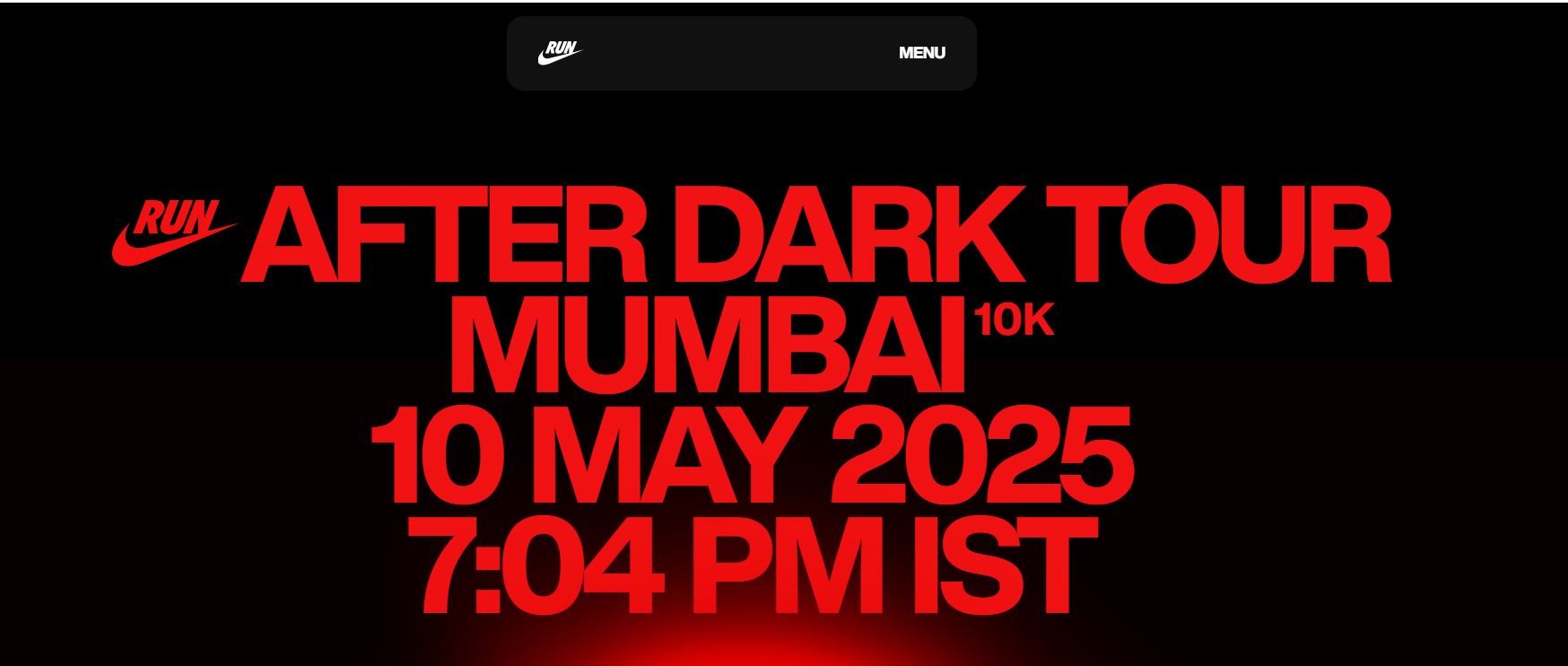 Nike After Dark Tour Mumbai 10k