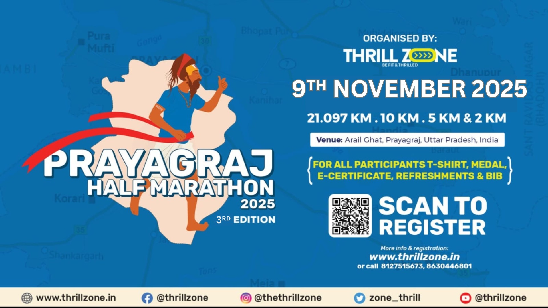 Prayagraj Half Marathon 2025 - 3rd Edition