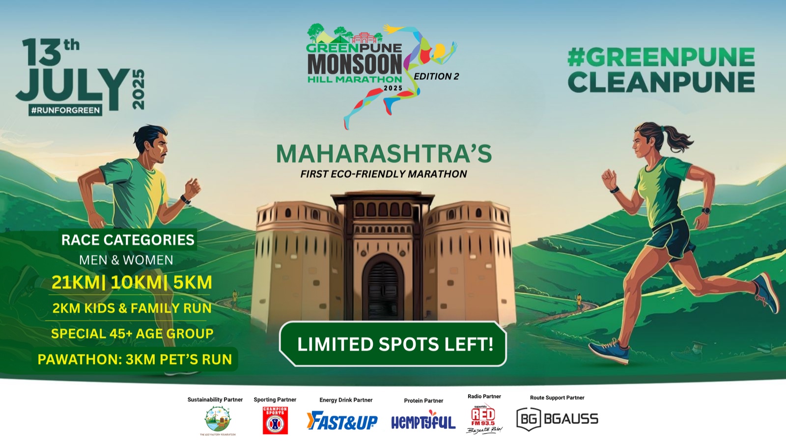Green Pune Monsoon Hill Marathon 2025