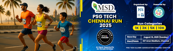 Psg Tech Chennai Run 2025