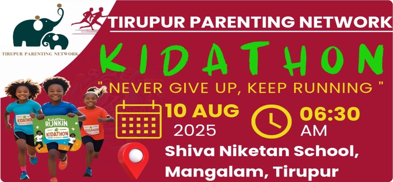 Kidathon 2025 By Tirupur Parenting Network
