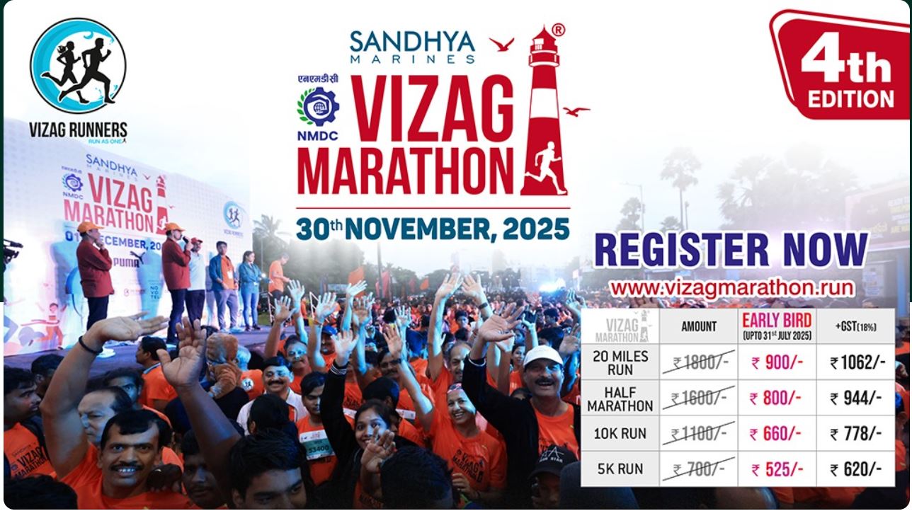 Sandhya Marines Vizag Marathon 2025