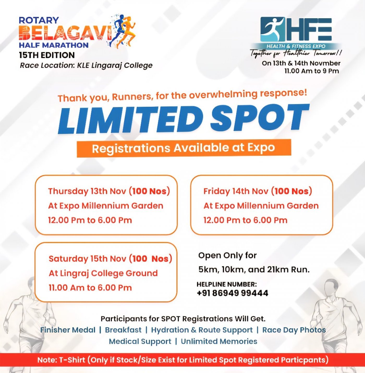 Rotary Belagavi Half Marathon 2025