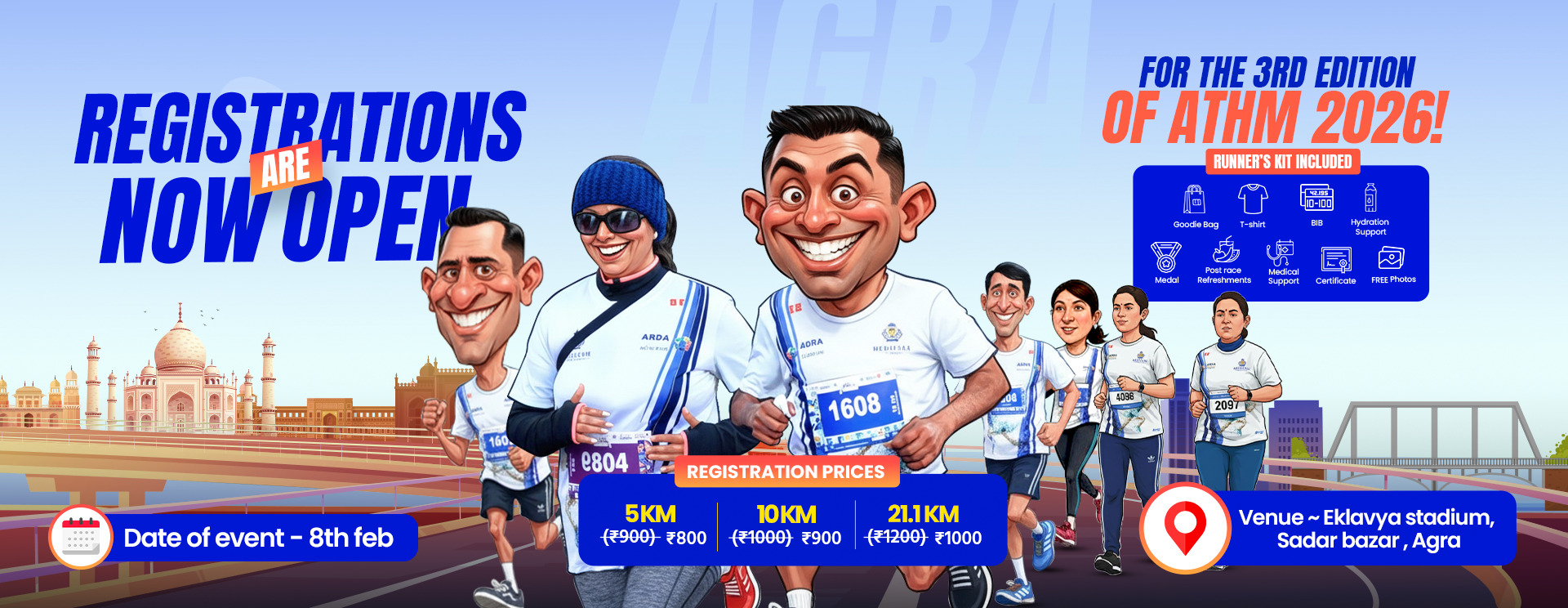 Agra Taj Half Marathon - 2026