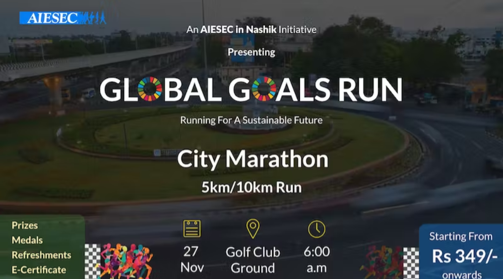 Global Goals Run By AIESEC Nashik