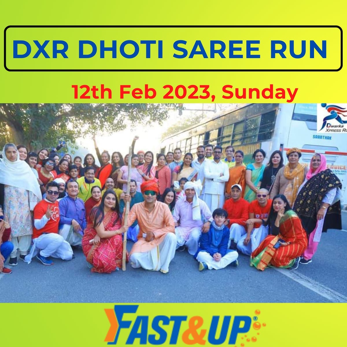 DXR DHOTI SAREE RUN 2.0