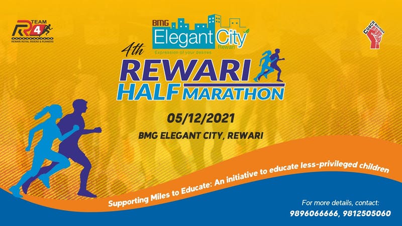 BMG Elegant City Rewari Half Marathon 2021