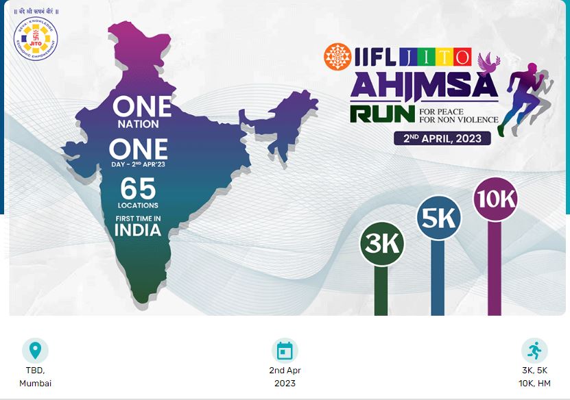IIFL JITO AHIMSA RUN Mumbai