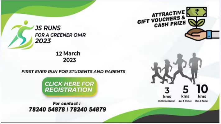 JS RUNS FOR A GREENER OMR 2023