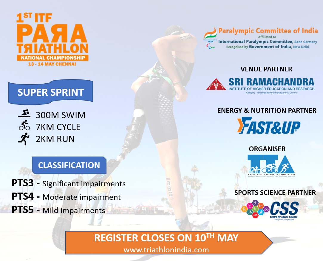 1ST ITF PARA TRIATHLON NATIONAL CHAMPIONSHIP