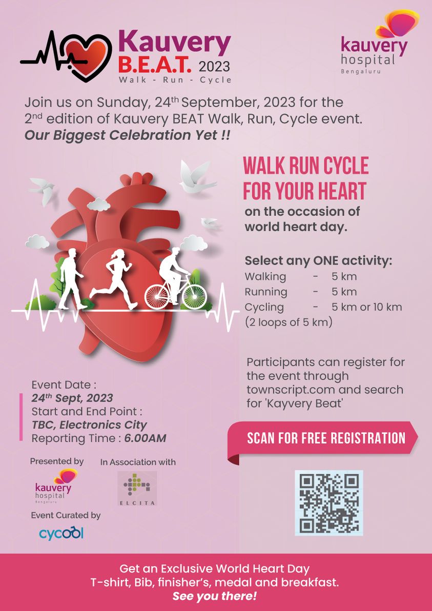 Kauvery BEAT 2.0, Walk-Run-Cycle Event 2023