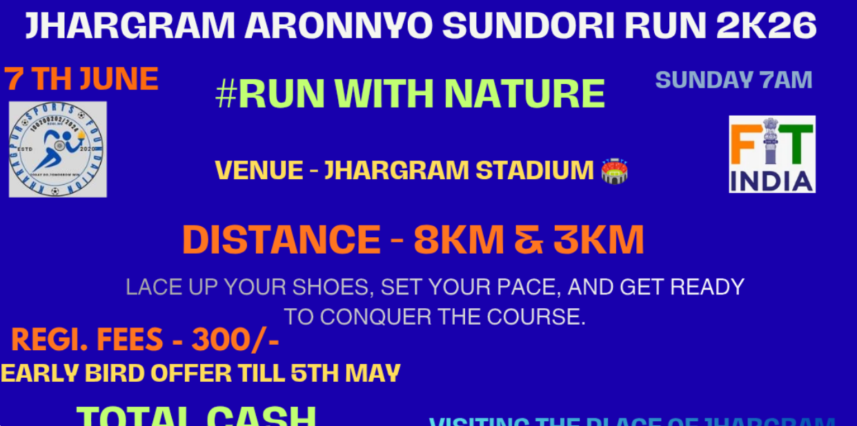 Jhargram Aronnyo Sundori Run 2026