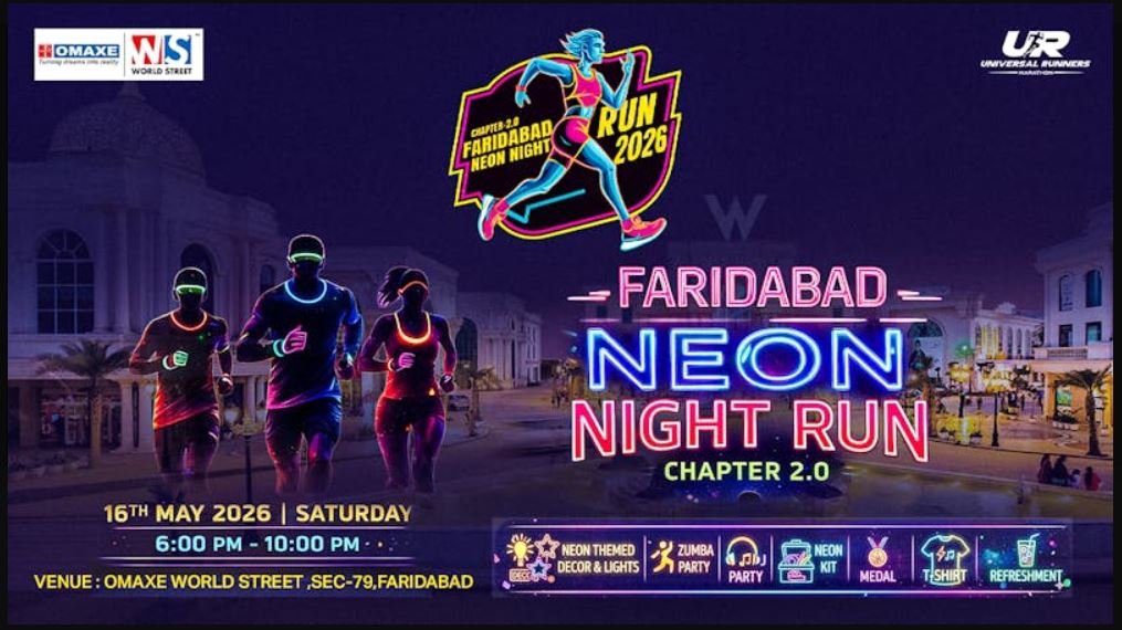 Omaxe Faridabad Neon Night Run 2026