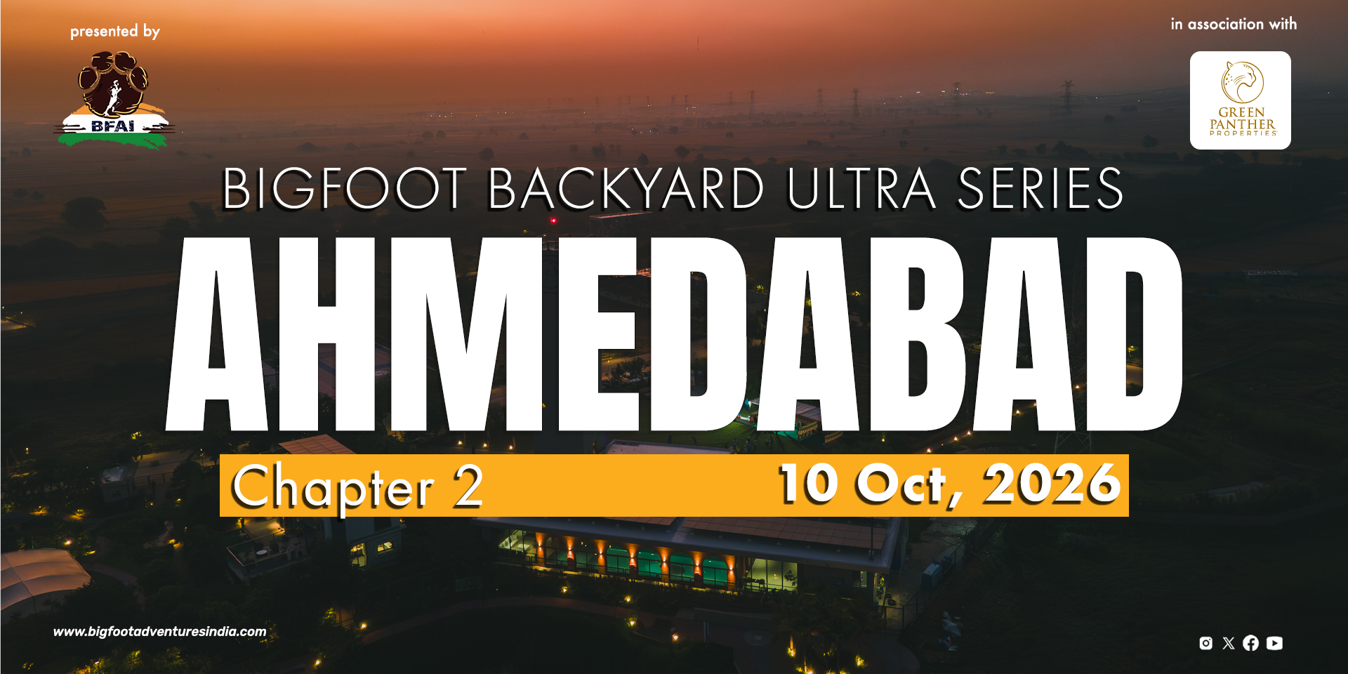 BIGFOOT BACKYARD ULTRA SERIES - AHMEDABAD CHAPTER | 2026