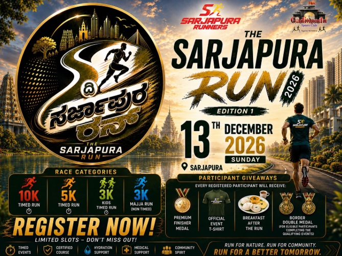 THE SARJAPURA RUN 2026