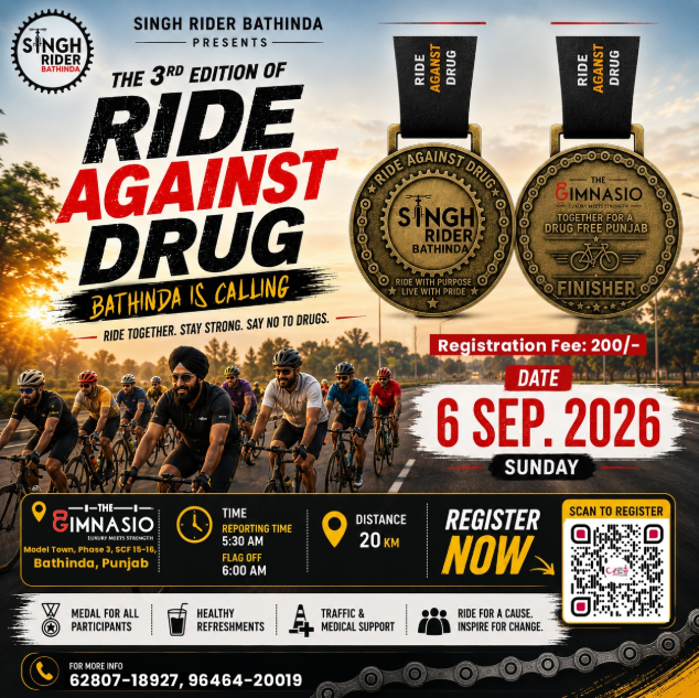 3RD EDITION OF RIDE AGAINST DRUG