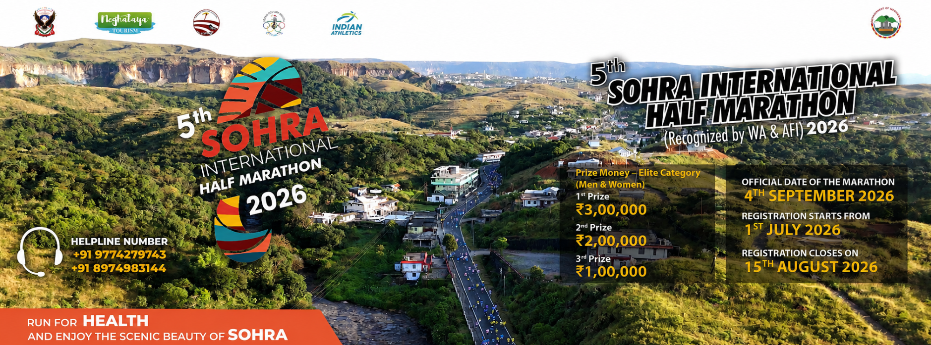 Sohra International half marathon 2026