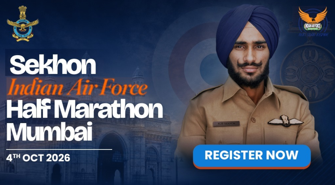 SEKHON INDIAN AIR FORCE HALF MARATHON MUMBAI 2026
