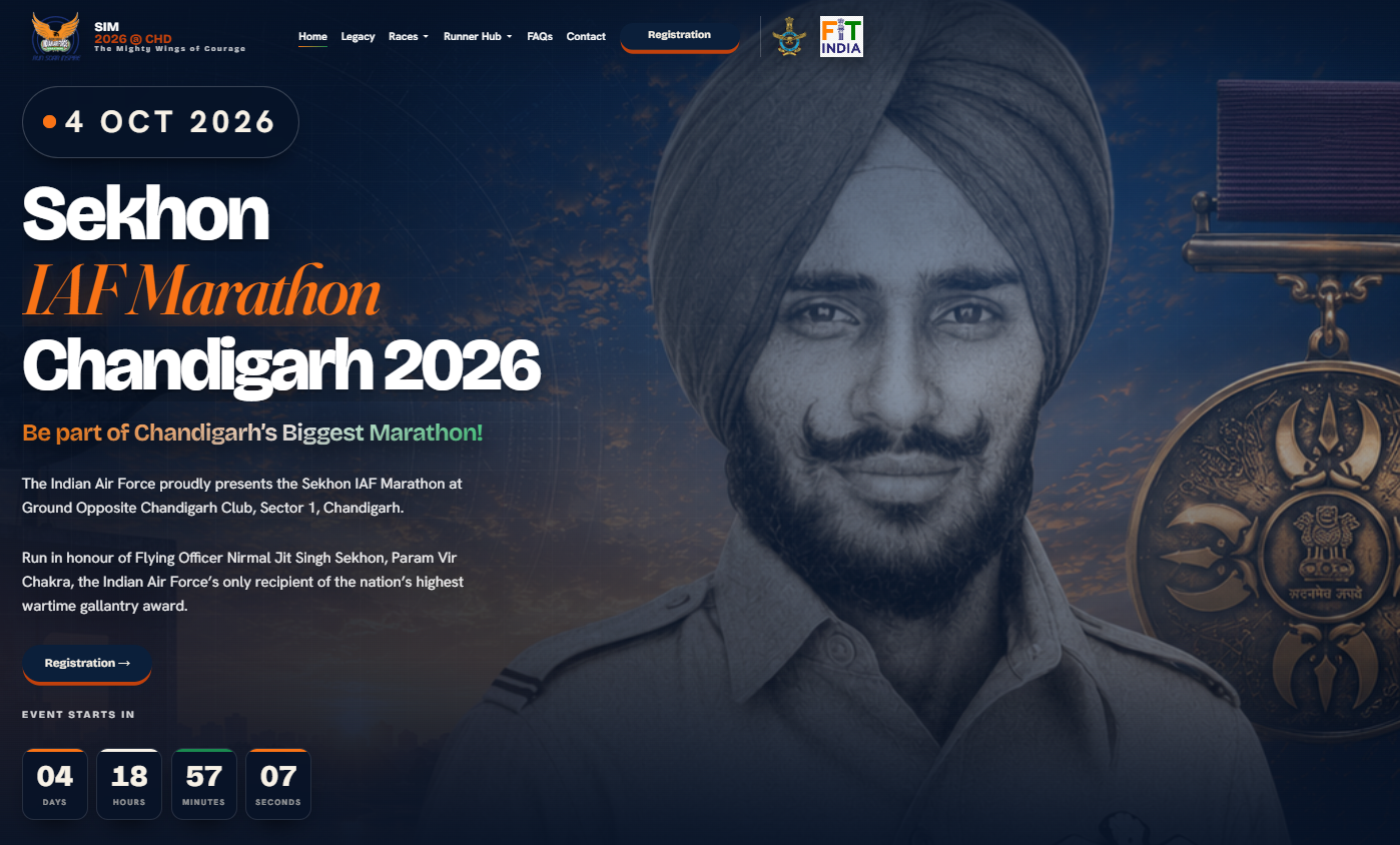 Sekhon IAF Marathon Chandigarh 2026