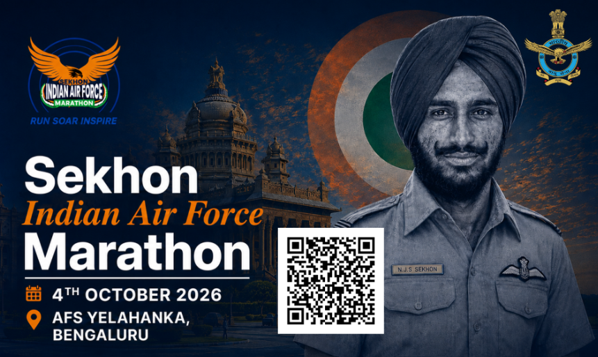 Sekhon Indian Air Force Marathon – Bengaluru 2026