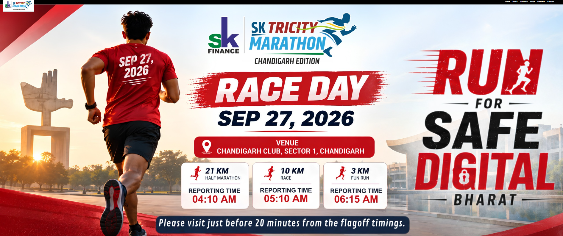 SK Tricity Marathon 2026 - Chandigarh Edition