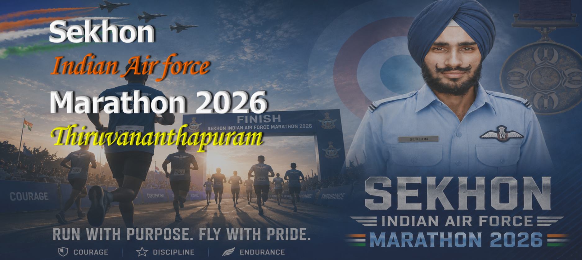Sekhon Indian Air Force Marathon 2026